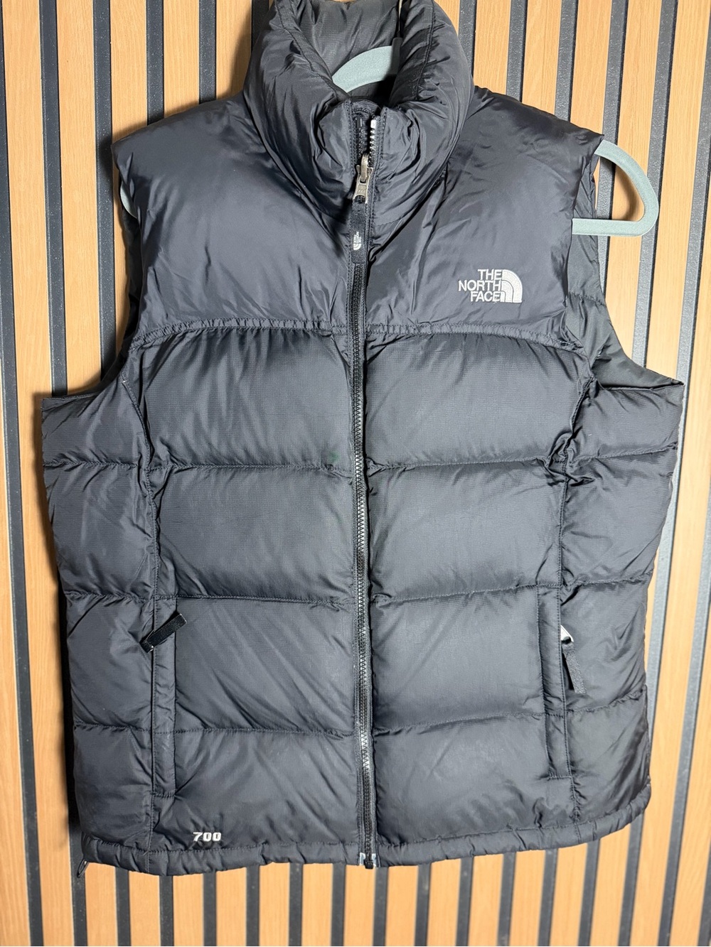 The North Face Black Puffer Down Vest size L/G